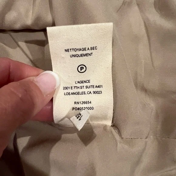 L’ AGENCE CROP BLAZER SIZE 0 - Picture 10 of 14